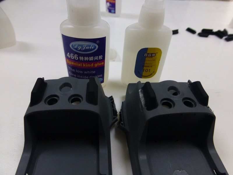 尼龍粘硅膠聚力膠水發白對比