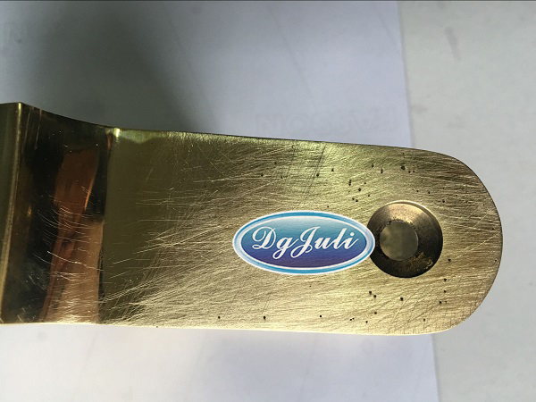 修補銅件磨損之前狀態