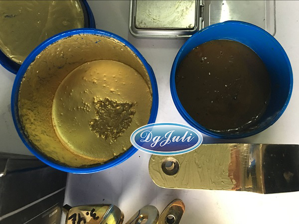 銅質模具砂眼修補膠水
