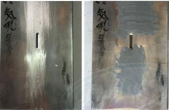 用聚力牌鑄鐵修補劑修補鑄鐵表面砂眼，原來如此簡單