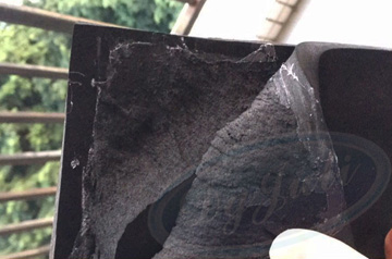 金屬粘EVA海綿膠水-撕裂效果