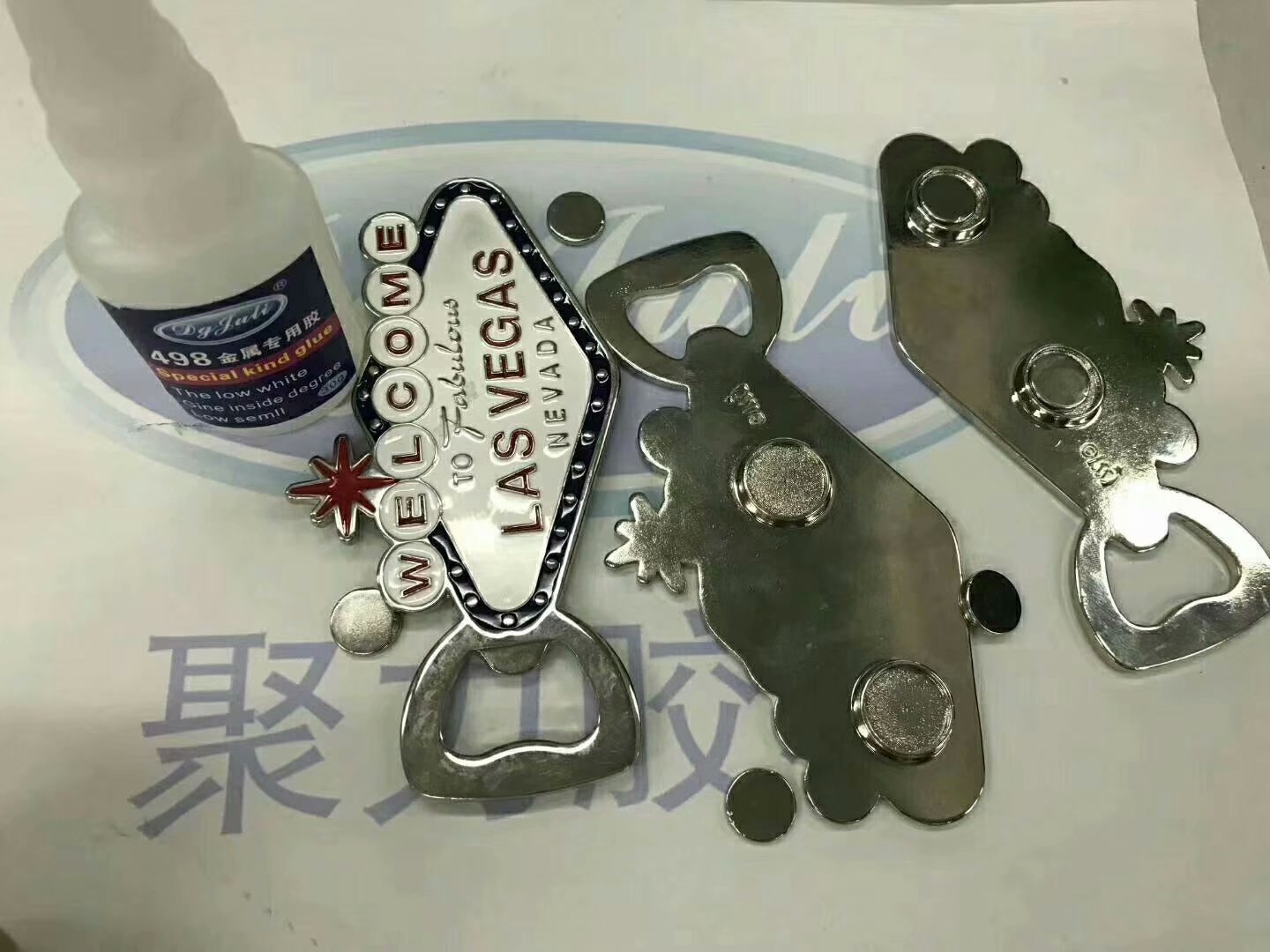 客戶使用粘不銹鋼快干膠案例