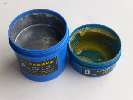 不銹鋼表面裂縫砂眼磨損修補就用聚厲牌不銹鋼修補劑，冷焊強度