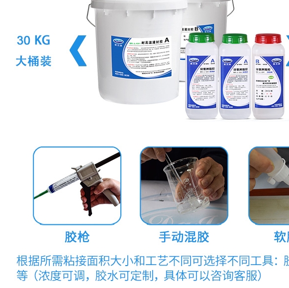 耐高溫金屬灌封膠水|全透明無氣味符合環(huán)保灌封AB膠水