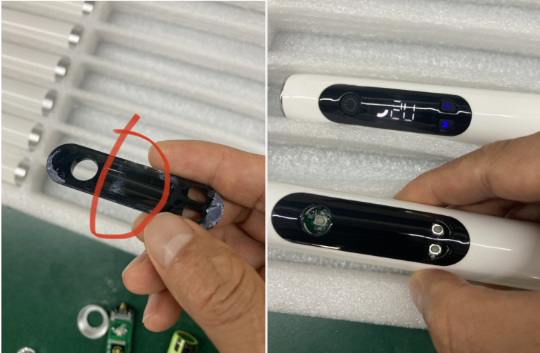 電動牙刷粘接案例，聚力不發(fā)白快干膠值得客戶信任